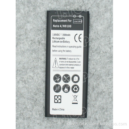 Rechargeable battery for Samsung Galaxy Note 4 battery